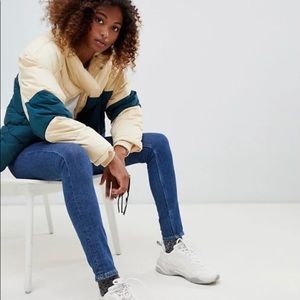 High waist skinny jeans